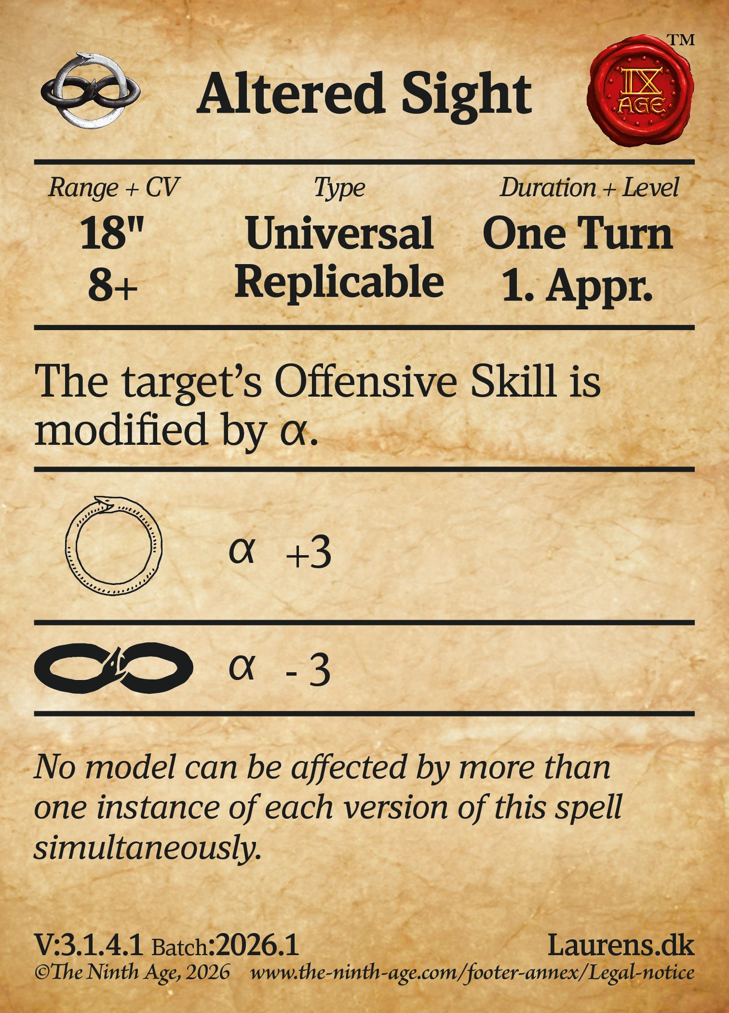 150 Cards for 9th-Age
