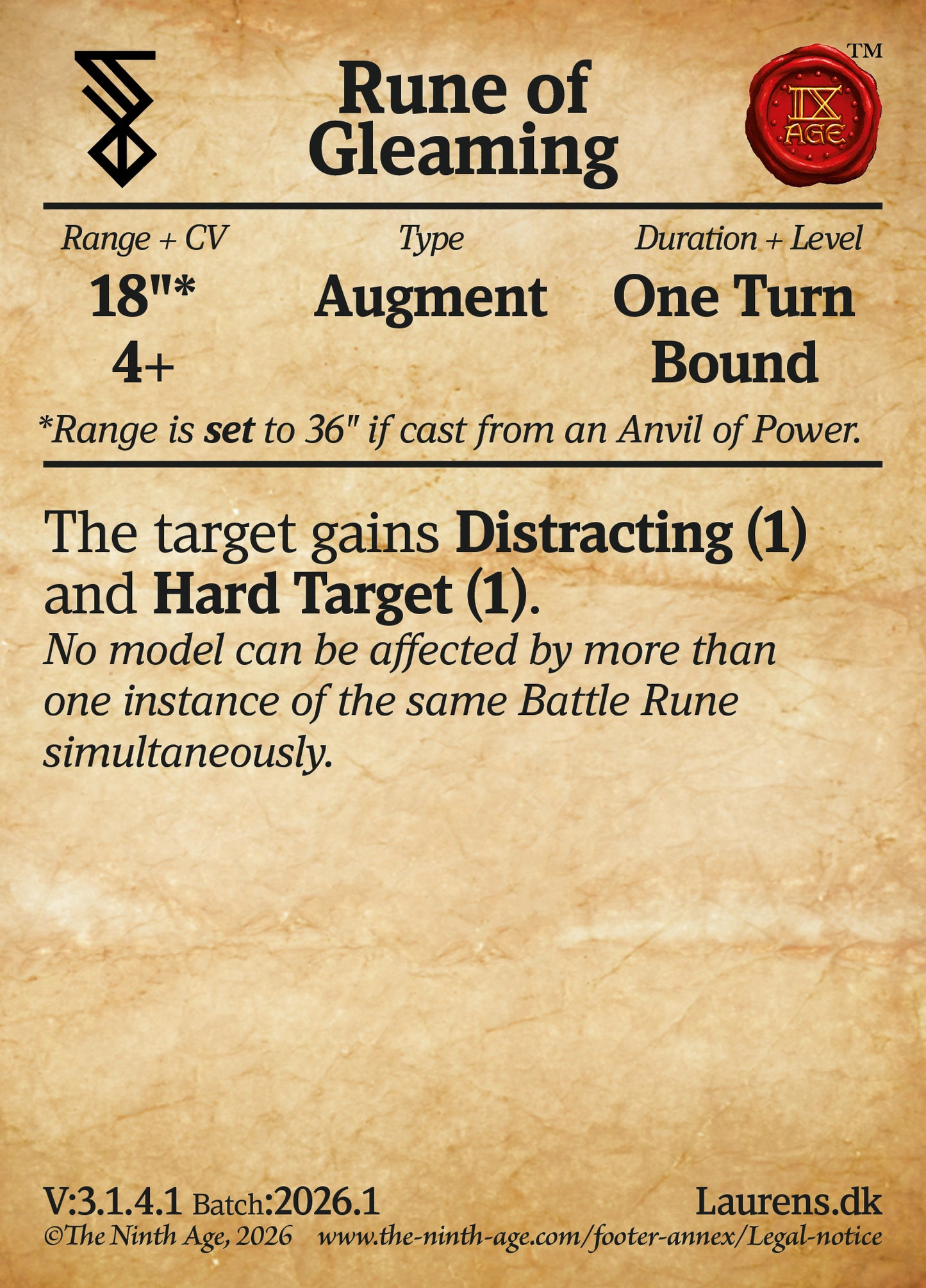 150 Cards for 9th-Age