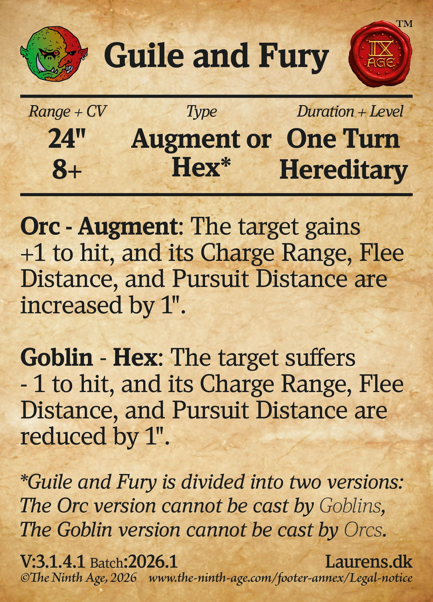 150 Cards for 9th-Age