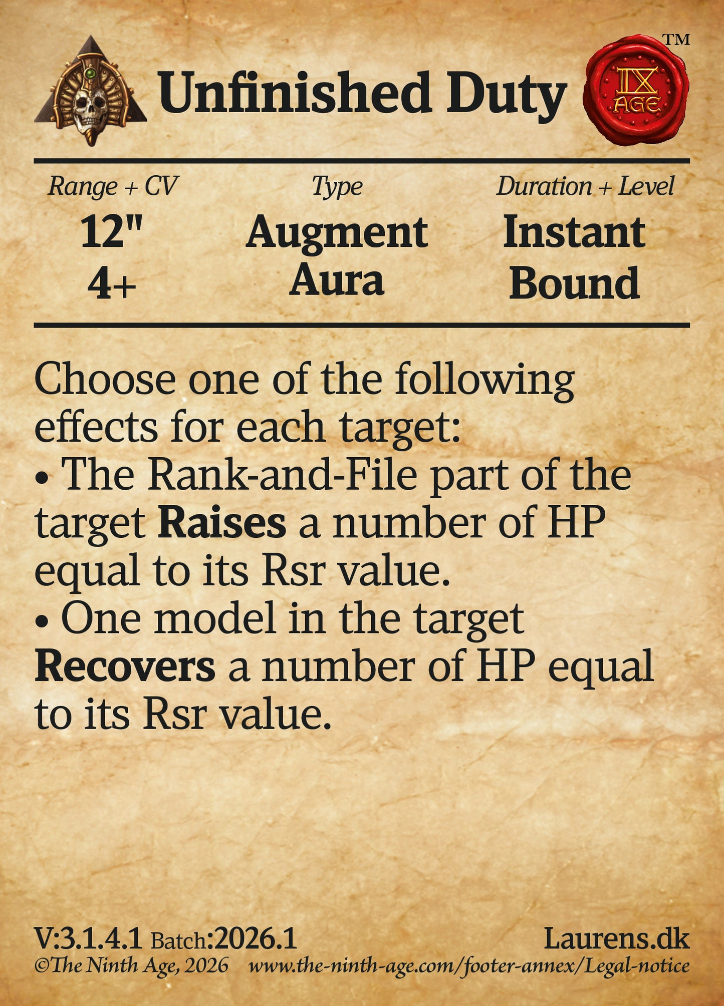 150 Cards for 9th-Age