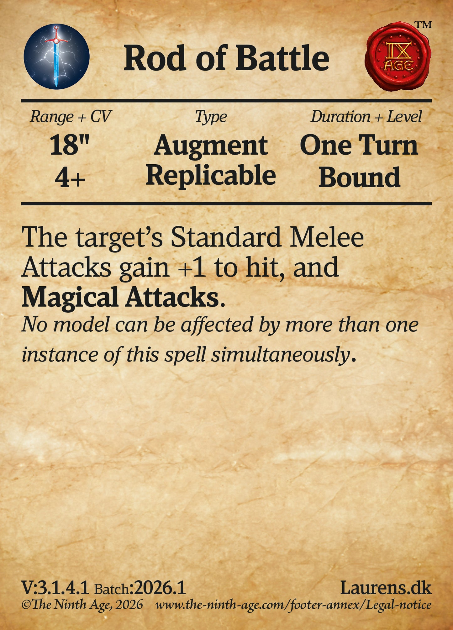 150 Cards for 9th-Age