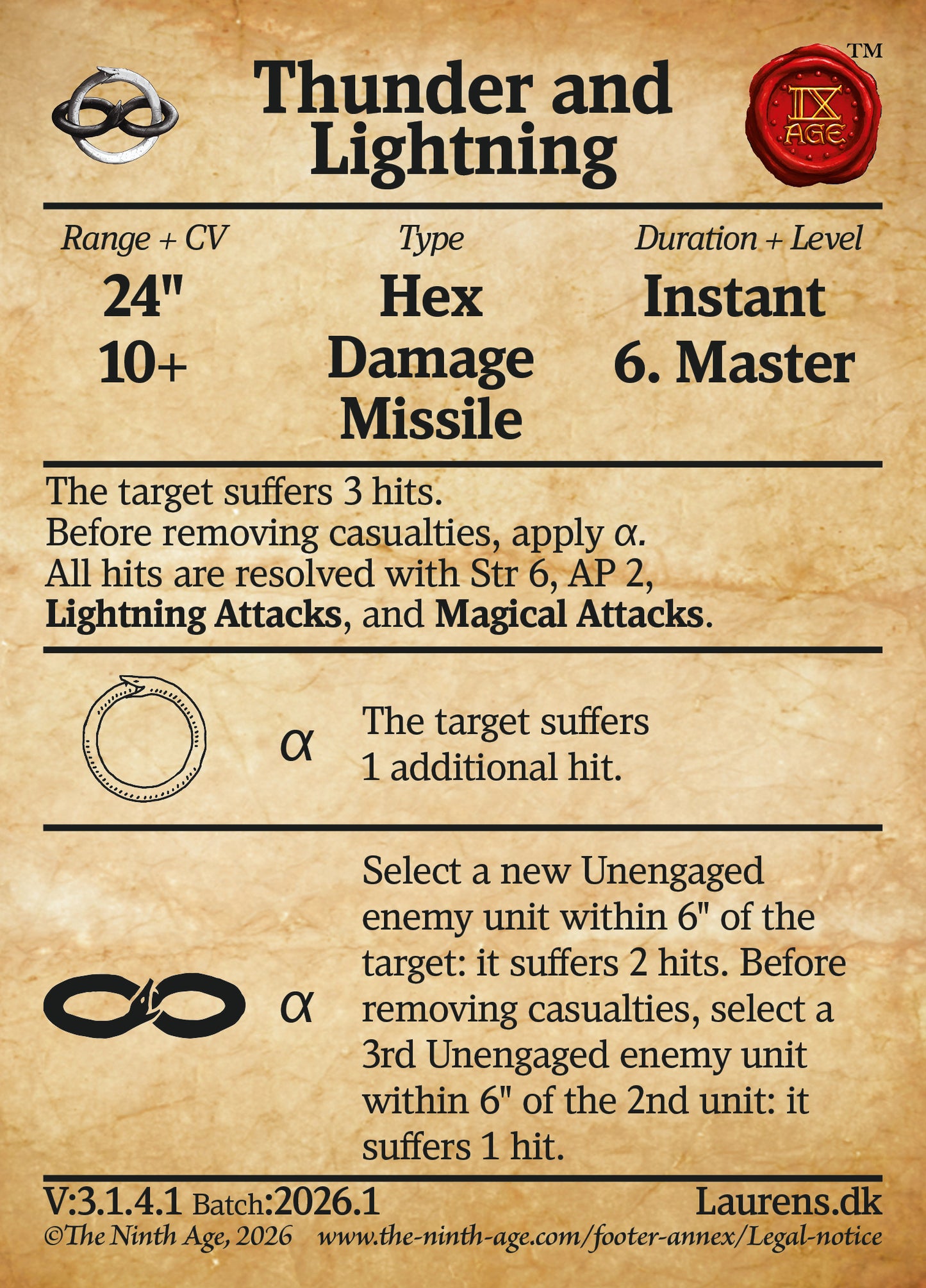 150 Cards for 9th-Age
