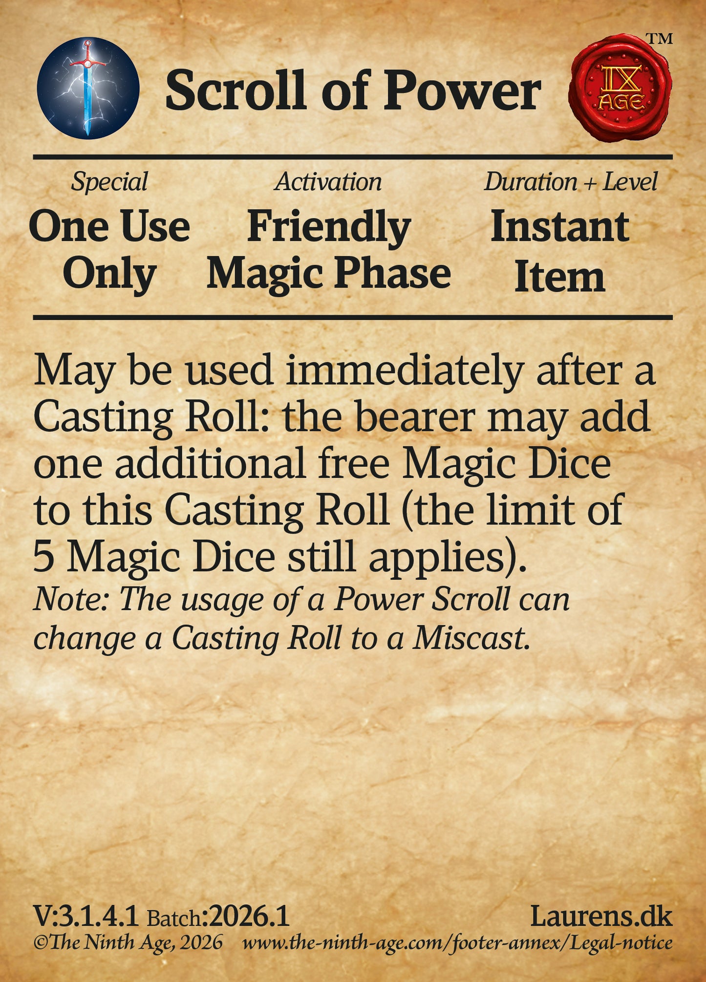 150 Cards for 9th-Age