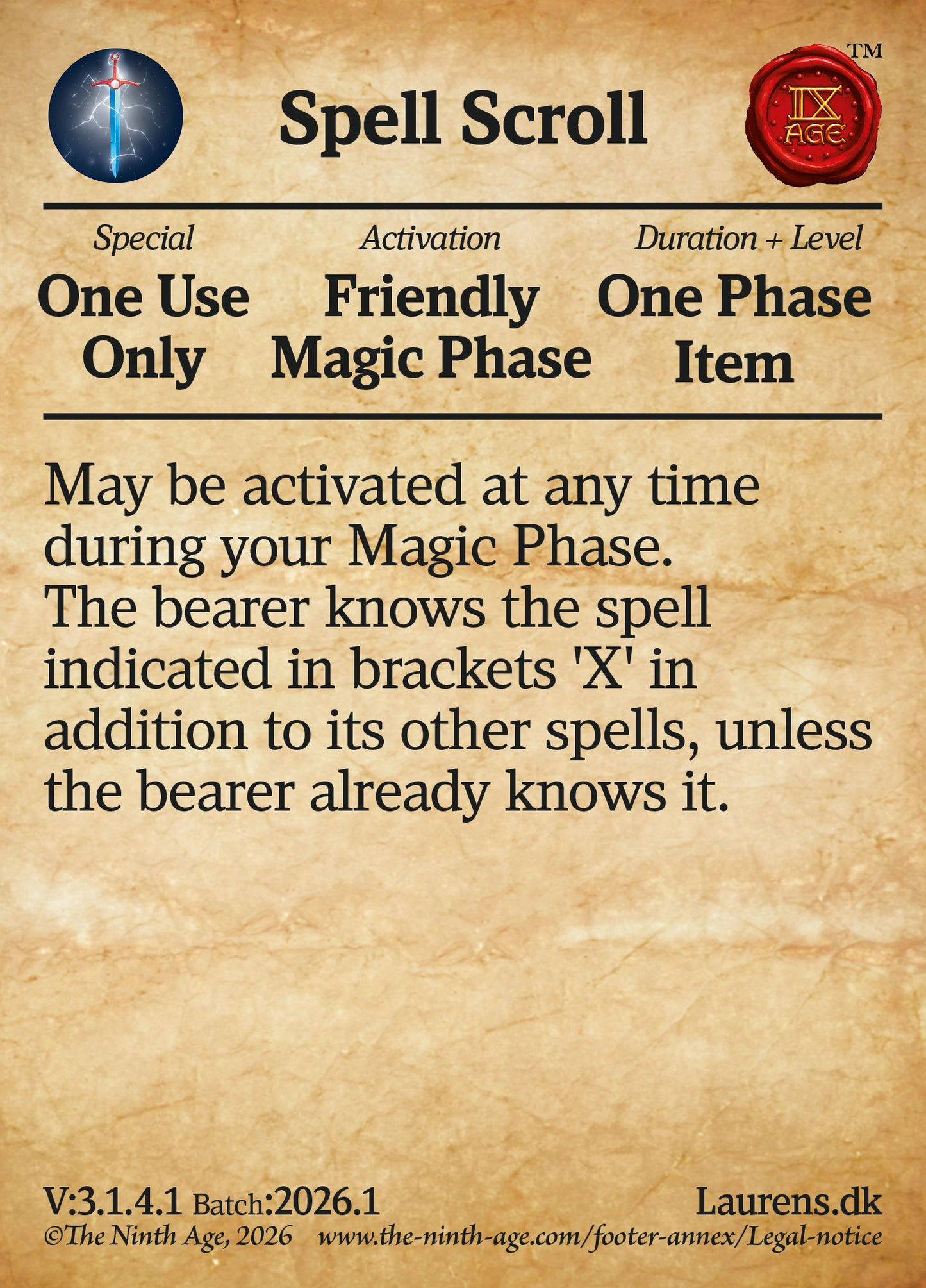 150 Cards for 9th-Age