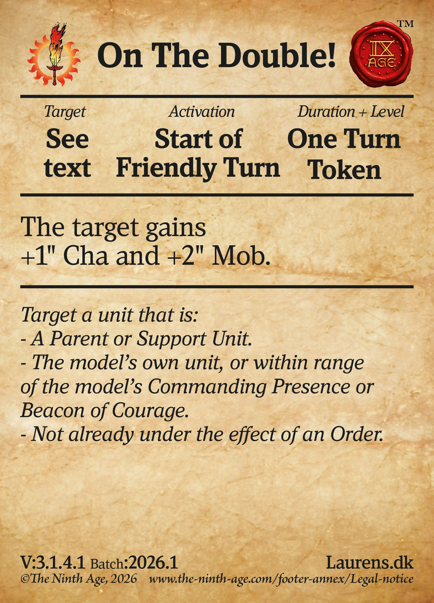 150 Cards for 9th-Age