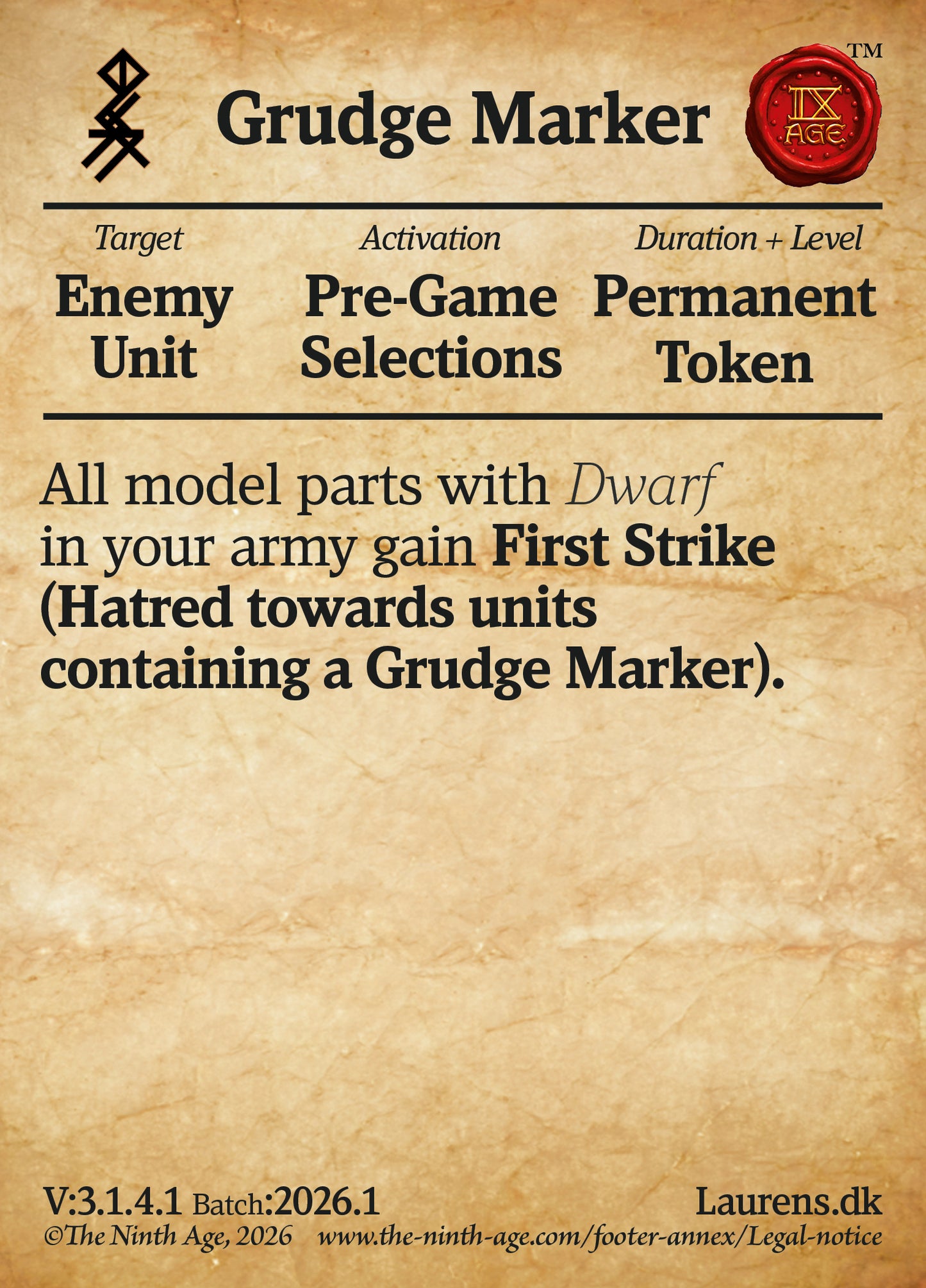 150 Cards for 9th-Age
