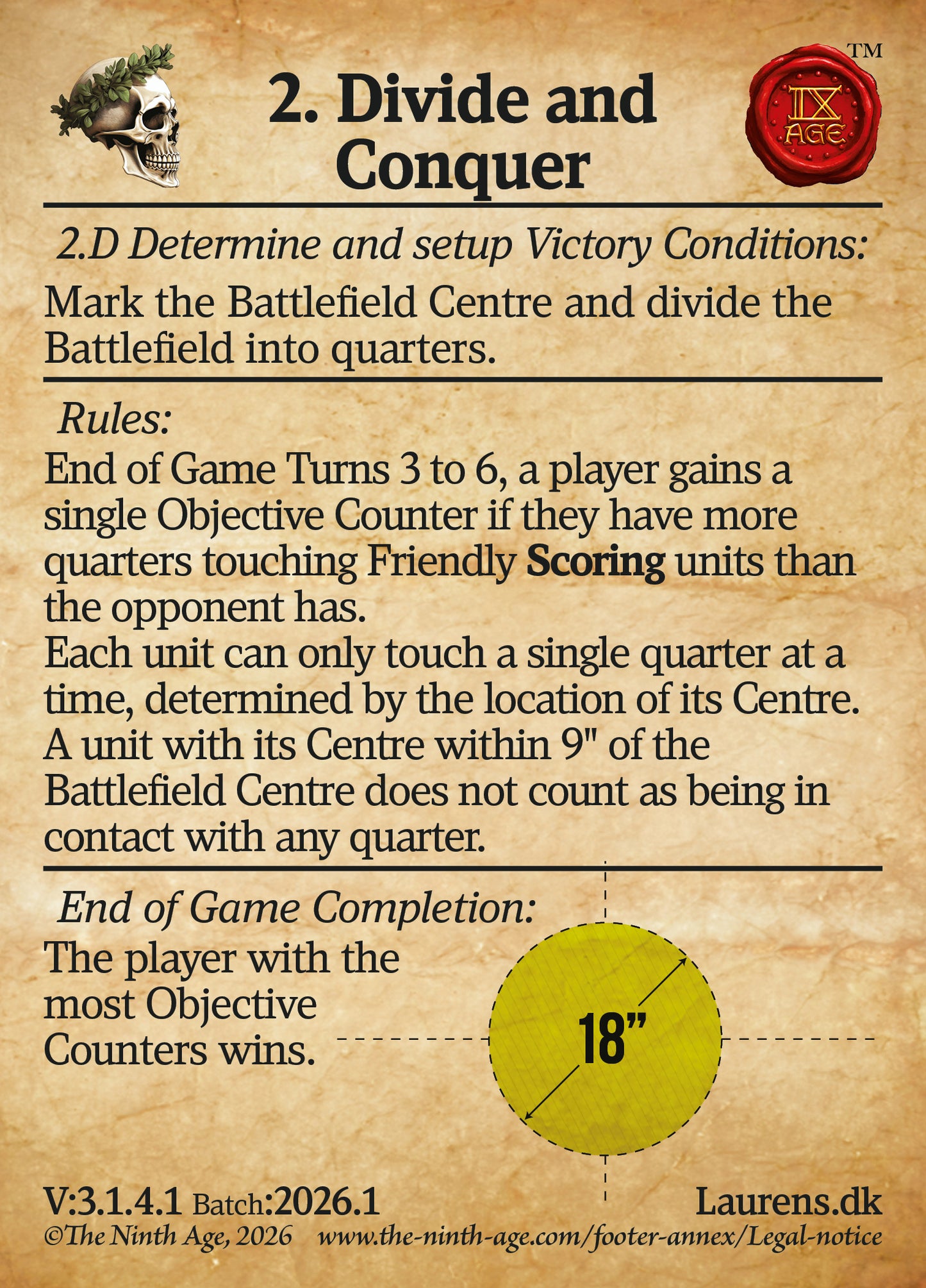150 Cards for 9th-Age