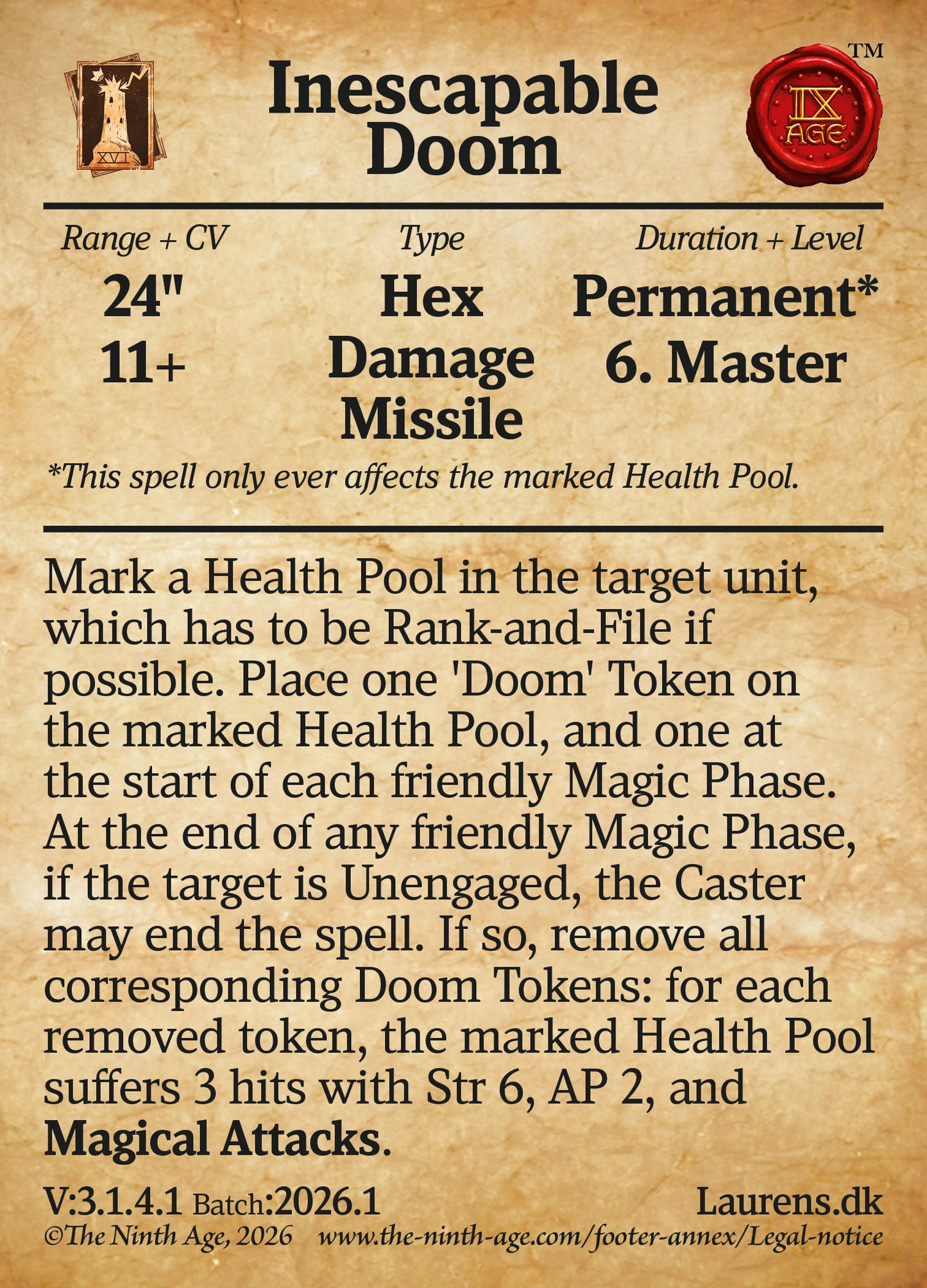 150 Cards for 9th-Age